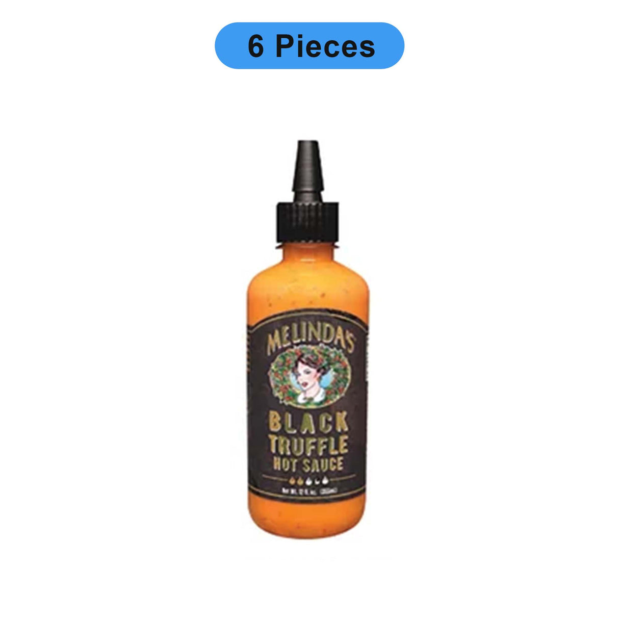 MELINDA'S BLACK TRUFFLE HOT SAUCE 12 OZ BOTTLE