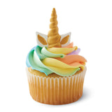 Wilton Unicorn Ears and Horn Icing Decorations, 0.88 oz. 9 Count
