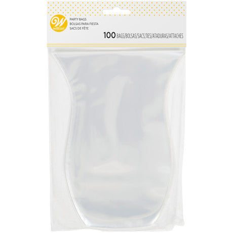 Wilton Clear Shaped Treat Bags, 100-Count