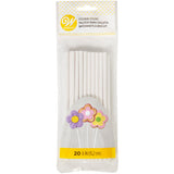 Wilton Oven-Safe Treat Sticks for Cookies, 20-Count