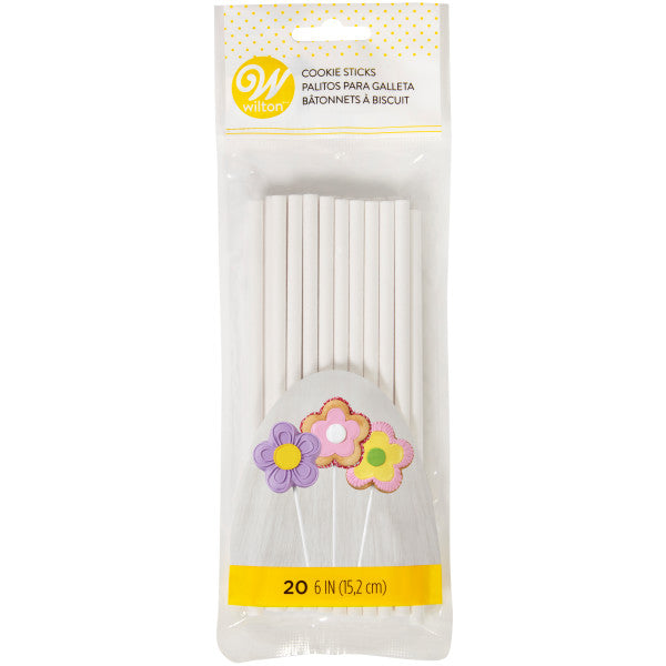 Wilton Oven-Safe Treat Sticks for Cookies, 20-Count