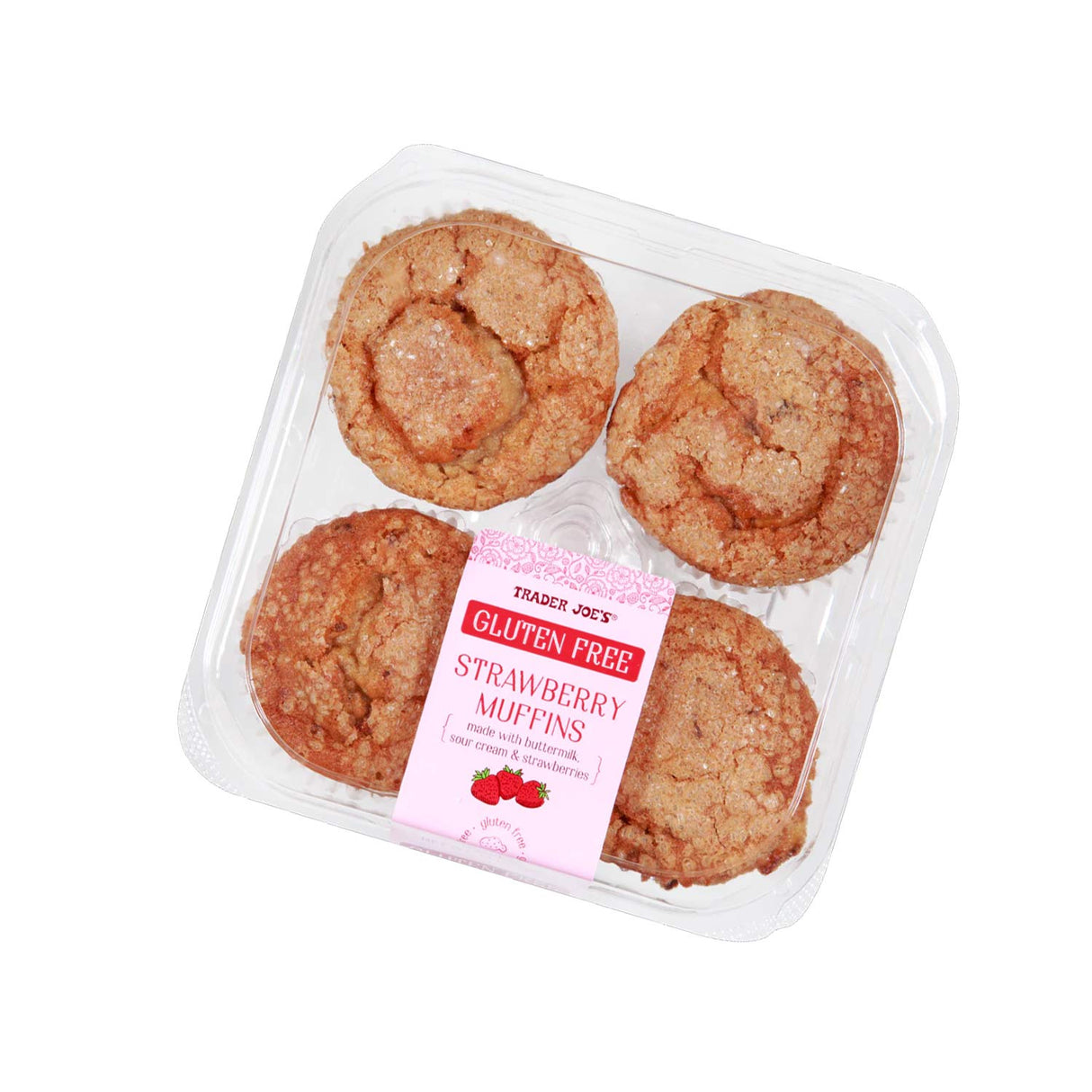 Trader Joe’s Gluten Free Strawberry Muffins 14 Oz