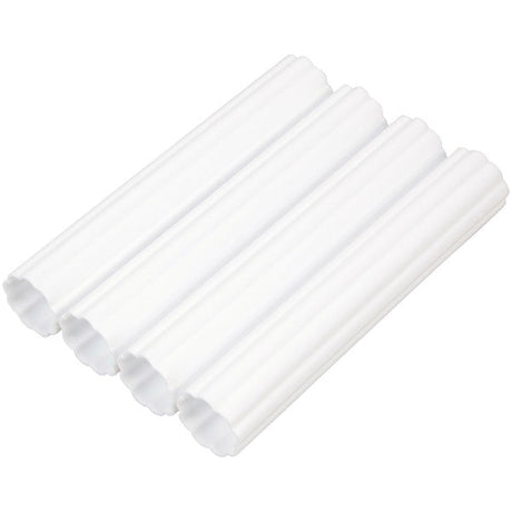 Wilton White Hidden Pillars – 4 Inch, Set of 4