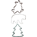 Wilton Camping Adventurers Cookie Cutter Set, 3-Piece
