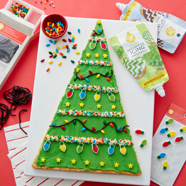 Wilton Christmas Lightbulbs Icing Decorations, 24-count