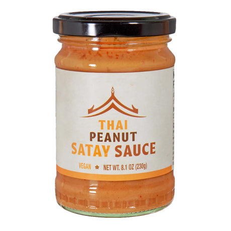 Thai Peanut Satay Sauce – Creamy Coconut & Peanut-Based Sweet, Savory & Spicy Sauce