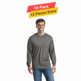 Polymesh Crew Neck - 10 Pack - 5 Oz./yd²  - 100% Polyester (Cotton Feel)