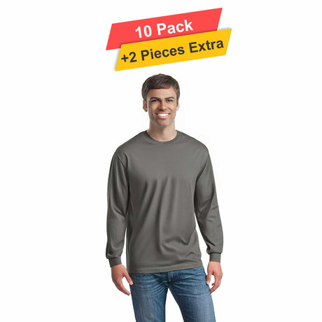 Polymesh Crew Neck - 10 Pack - 5 Oz./yd²  - 100% Polyester (Cotton Feel)