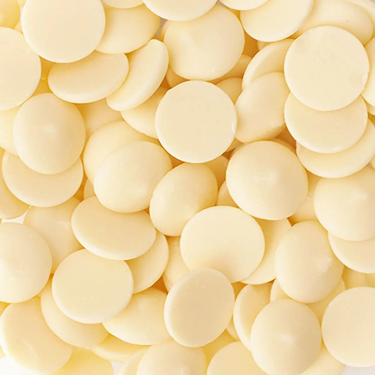 Merckens White Chocolate Confectionery Wafers – 50 lb Wholesale Case