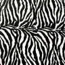 Zebra Or Cow Print Poly Cotton Fabric - Animal Print, Black/White, Brown/White, Zebra, 58/60" Wide