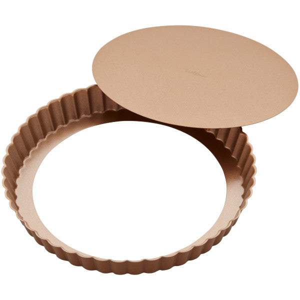 Wilton Fall Non-Stick Tart and Quiche Pan with Removable Bottom – 12 Inch