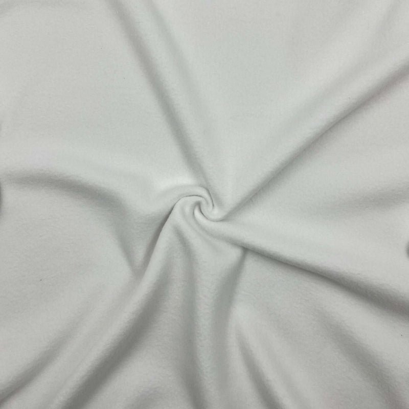 Micro Poly Rabbit Skin Fleece White