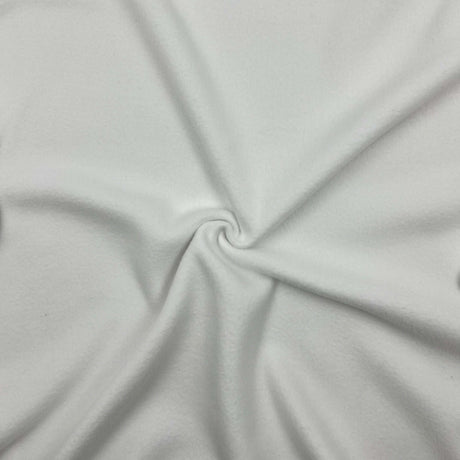 Micro Poly Rabbit Skin Fleece White