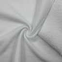 Fleece Wool Look Double Sided White