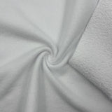 Fleece Wool Look Double Sided White