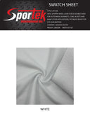 Fleece Wool Look Double Sided White