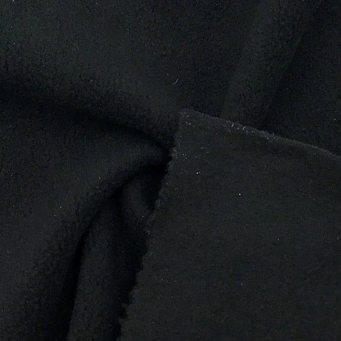 Micro Fleece Veloured Anti-Pilling Black