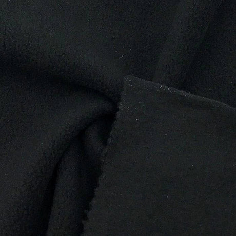 Micro Fleece Veloured Anti-Pilling Black