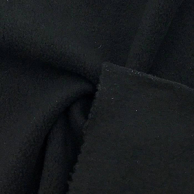 Micro Fleece Veloured Anti-Pilling Black
