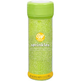 Wilton Light Green Sparkling Sugar, 5.25 oz.