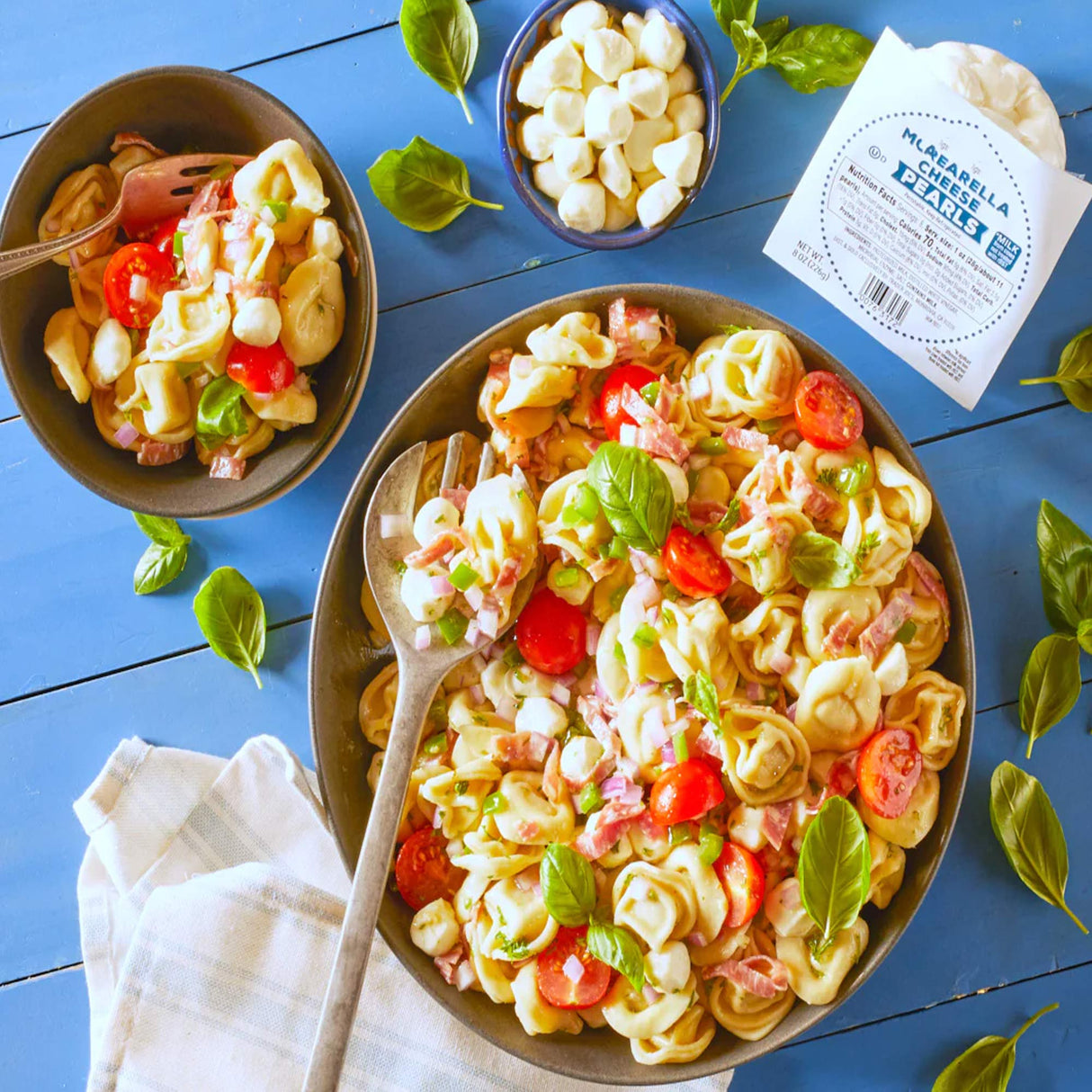 Fresh Mozzarella Pearls Soft & Creamy Mini Cheese Balls
