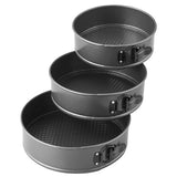 Wilton Perfect Results Premium Non-Stick Springform Pan Set – 3 Piece, 8, 9 and 10 Inch