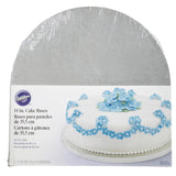 Wilton 14-Inch Round Silver Cake Circles, 2-Count - Cake Bases