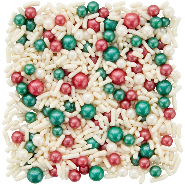 Wilton Holiday Lights Red, Green and White Christmas Sprinkle Mix, 4.6 oz.