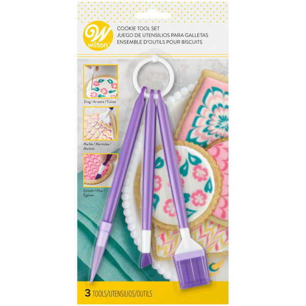 Wilton Cookie Decorating Tool Set – 3 Piece for royal icing