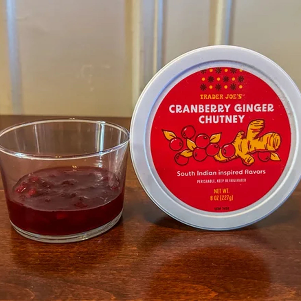 Cranberry Ginger Chutney - 8 Oz