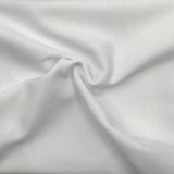 Fleece Fabric Matte White Mid-Weight Performance