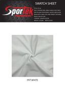 Pixel Fleece Fabric White Performance Fleece