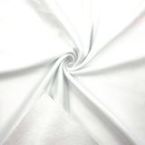 Polyester Fleece with Sheen White