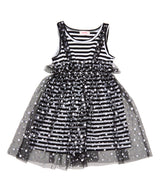 Girl Lace Dress 2-7 Lace Dress - Off-Shoulder, Pink, Black, Cream (Sizes 2-7)