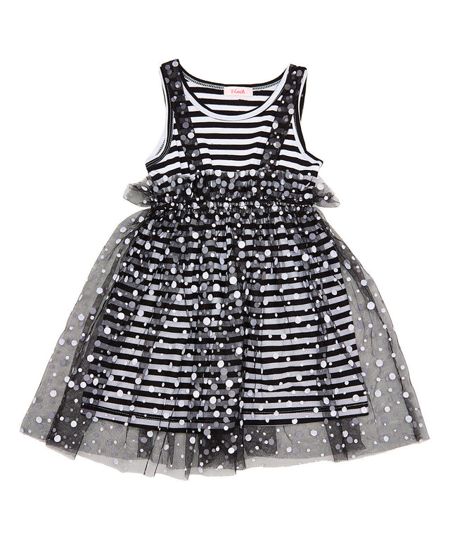 Girl Lace Dress 2-7 Lace Dress - Off-Shoulder, Pink, Black, Cream (Sizes 2-7)