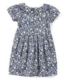 Denim Dress With Bow Denim Fabric - Fern, Magnolia, Daisy, Girls Dress, Sizes 2-8 (1 Piece)