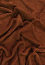 Sherpa Faux Fur Fabric Rust Sold By The Yard