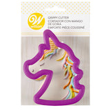 Wilton Purple Unicorn Grippy Cutter